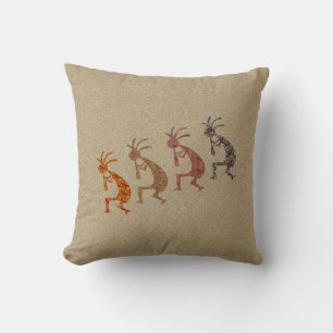 Four Kokopelli Cushion