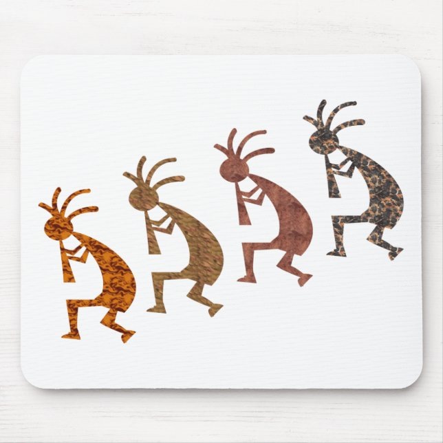 Four Kokopelli Mouse Mat (Front)