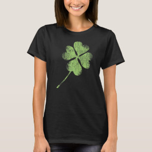 Four leaf c Irish lucky green Ireland St Patricks  T-Shirt
