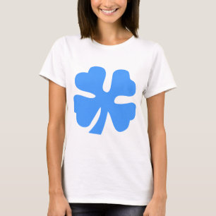 Four Leaf Clover - Baby Blue T-Shirt