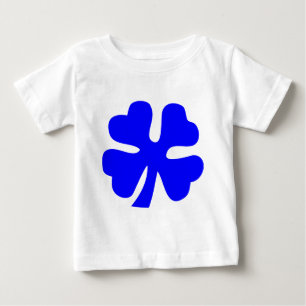 Four Leaf Clover - Blue Baby T-Shirt