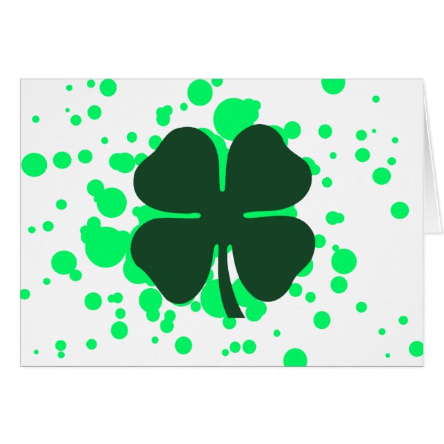four leaf clover bubbles (Front Horizontal)