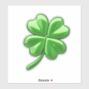 Four leaf clover decal
