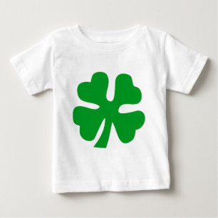 Four Leaf Clover - Grass Green Baby T-Shirt