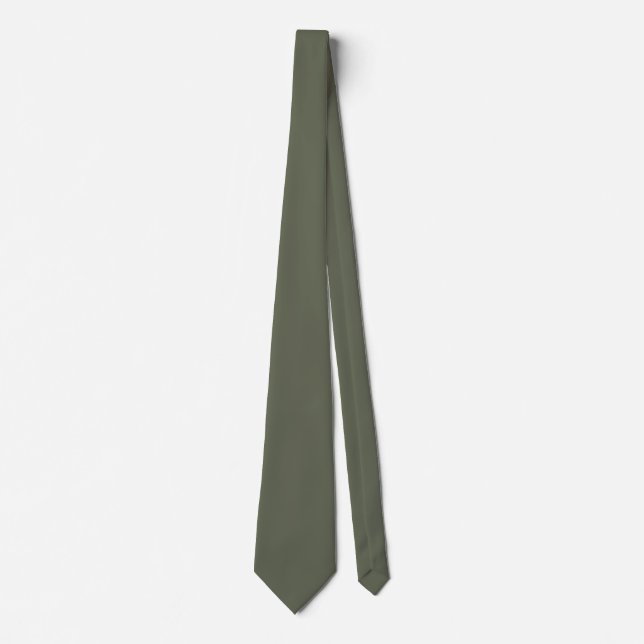 Four Leaf Clover Green 616652 Colour - Name Option Tie (Front)