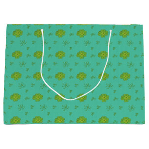 Four-leaf Clover Green Large Gift Bag