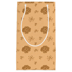 Four-Leaf Clover in Autumn Colours Small Gift Bag