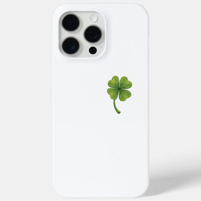 four-leaf clover iPhone case (Back)