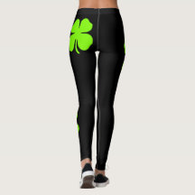 Four Leaf Clover Irish Leggings