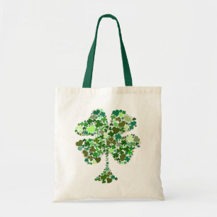 Four Leaf Clover Irish Tote Bag