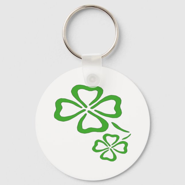 Four Leaf Clover Key Ring (Front)