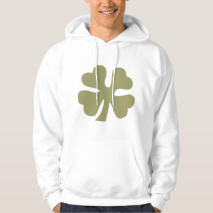 Four Leaf Clover - Khaki Hoodie