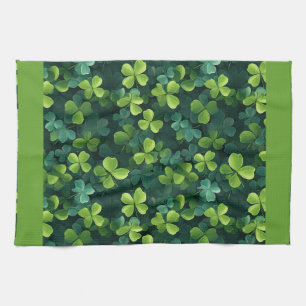 Four Leaf Clover Kitchen Towel