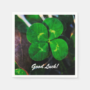 Four Leaf Clover Lucky Napkin