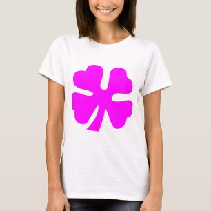 Four Leaf Clover - Magenta T-Shirt