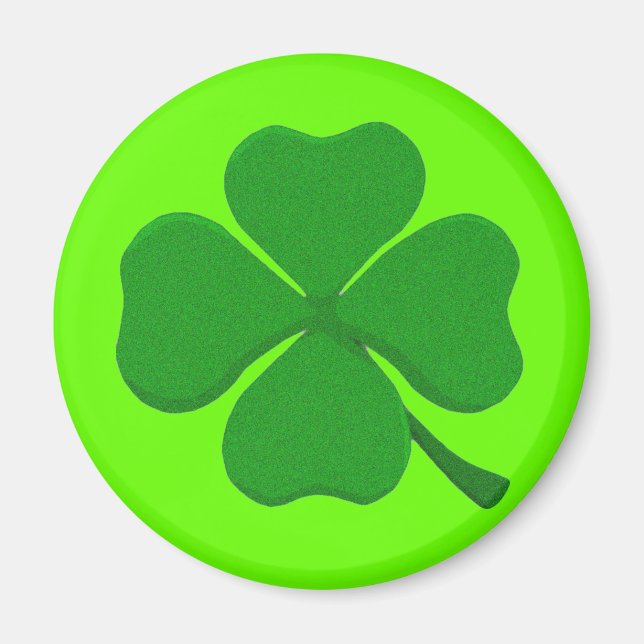 Four Leaf Clover Magnet (Front)