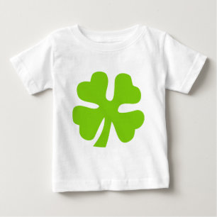Four Leaf Clover - Martian Green Baby T-Shirt
