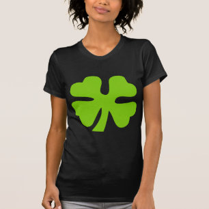 Four Leaf Clover - Martian Green T-Shirt
