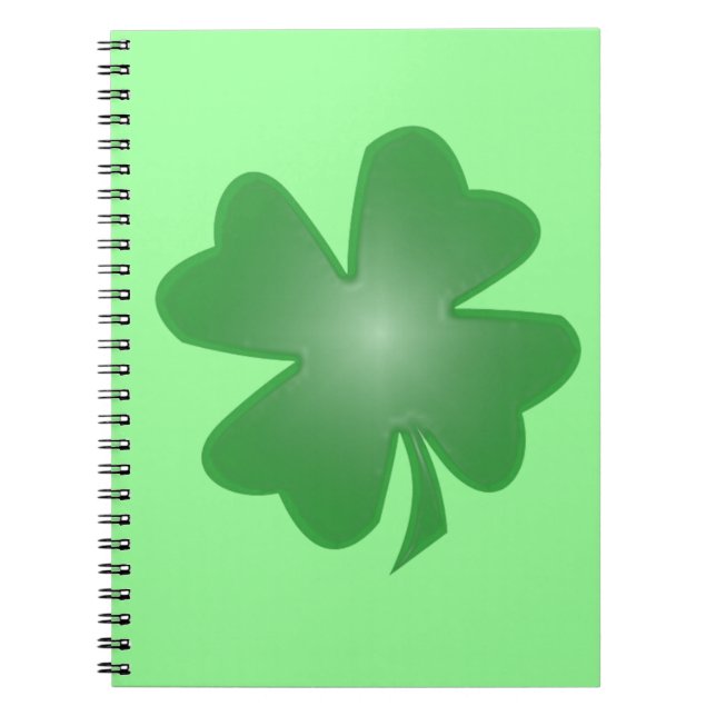 Four Leaf Clover Notebook (Front)