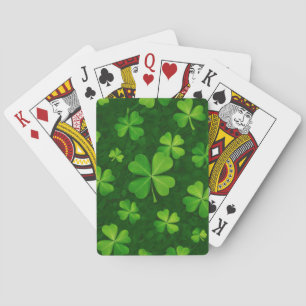 Four Leaf Clover Pattern Playing Cards
