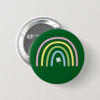 Four Leaf Clover Rainbow St Patrick's Day 