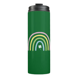 Four Leaf Clover Rainbow St Patrick's Day  Thermal Tumbler