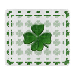 Four Leaf Clover - St Patrick's Day Symbol Cutting Board