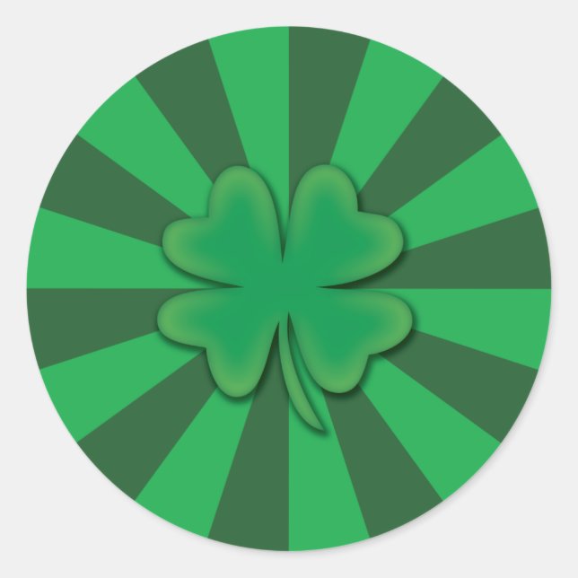 Four leaf clover stickers (Front)
