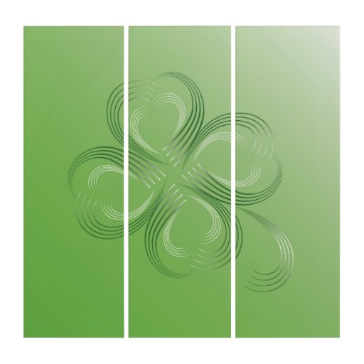 Image of Four Leaf Clover Triptych