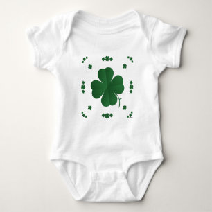 Four Leaf Clovers Baby Bodysuit