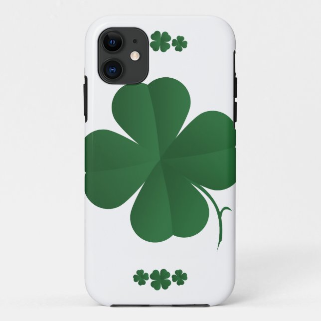 Four Leaf Clovers Case-Mate iPhone Case (Back)