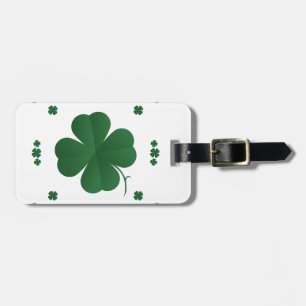Four Leaf Clovers Luggage Tag