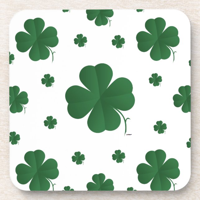 Four Leaf Clovers - multi Coaster (Front)