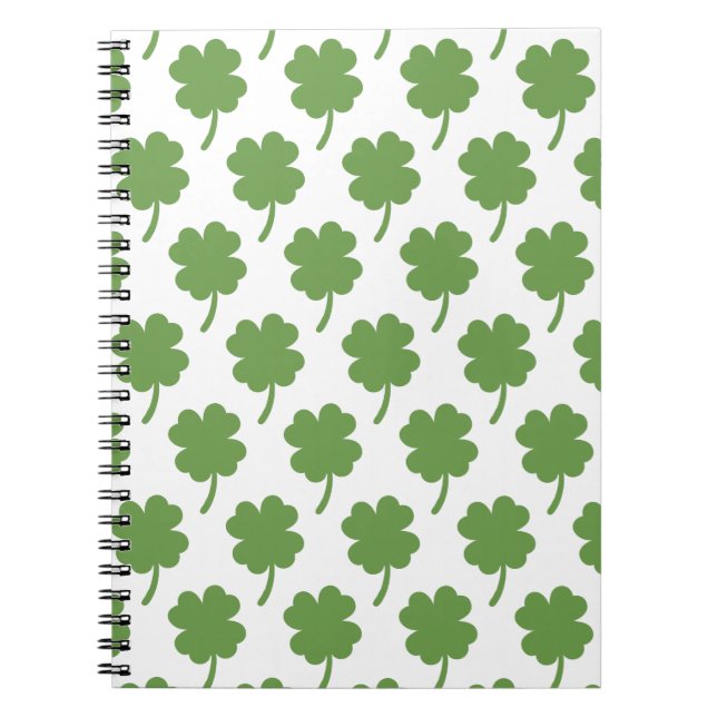 Four Leaf Clovers Notebook (Front)