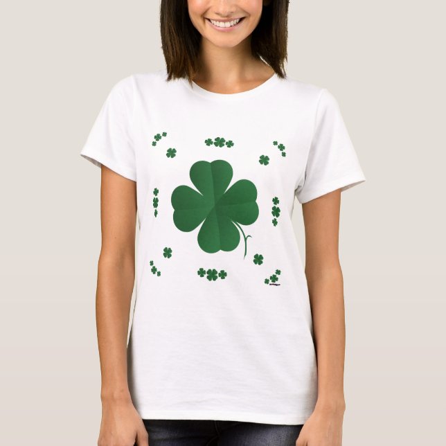 Four Leaf Clovers T-Shirt (Front)