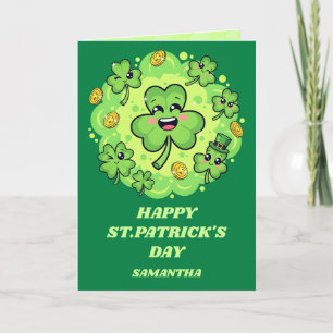 Four-Leaf Fun St. Patrick’s Day Card