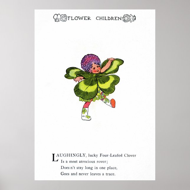 Four-Leafed Clover Poster (Front)