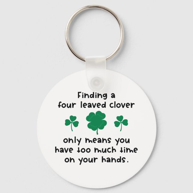 Four Leaved Clover Key Ring (Front)