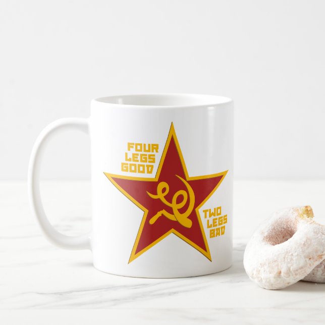 Four legs good coffee mug (With Donut)