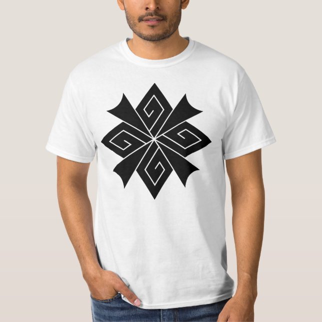 Four lightning bolts with thunderclaps T-Shirt (Front)