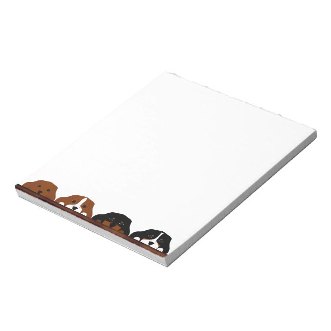 Four Little Cavaliers Notepad (Rotated)