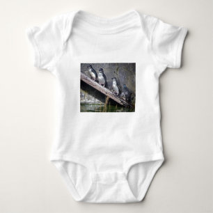Four Little Penguins Baby Bodysuit