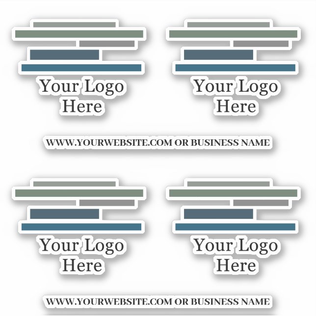 Four Logos & 2 Business Name Template (Front)