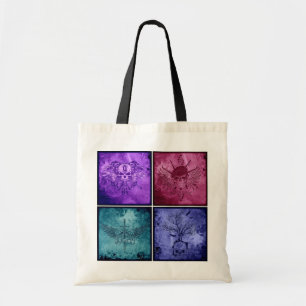 Four Logos Tote Bag