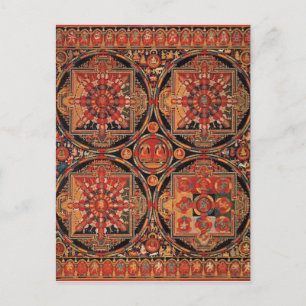 Four Mandalas Postcard