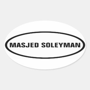 FOUR Masjed Soleyman Oval Sticker