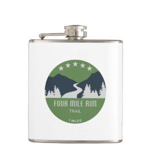 Four Mile Run Trail Hip Flask