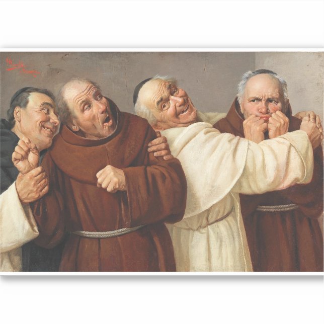 Four Monks, c. 1884 by Claudio Rinaldi (Front)