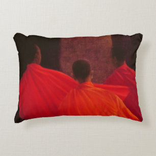 Four Monks Decorative Cushion