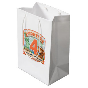 Four Months Around the World Medium Gift Bag